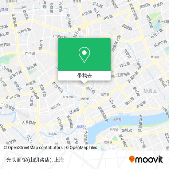 光头面馆(山阴路店)地图