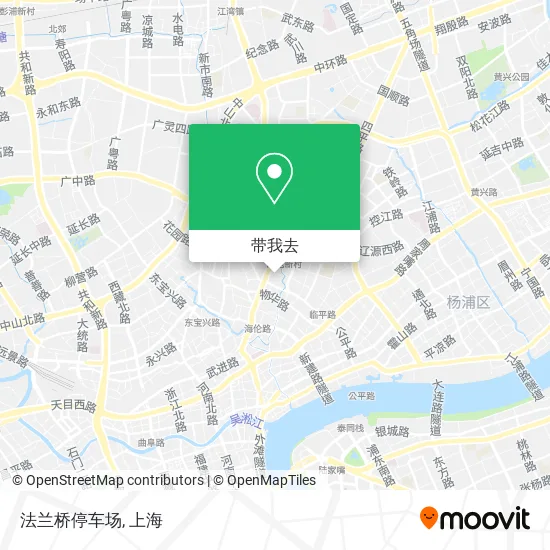 法兰桥停车场地图