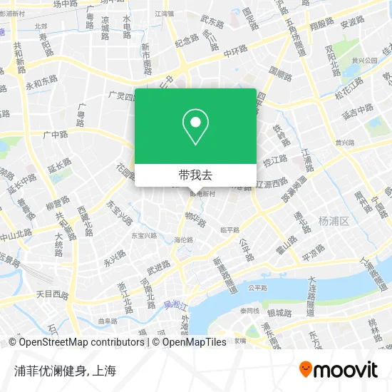 浦菲优澜健身地图