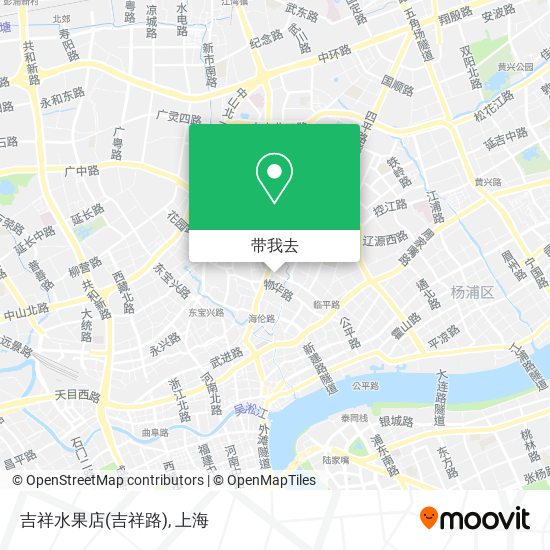 吉祥水果店(吉祥路)地图