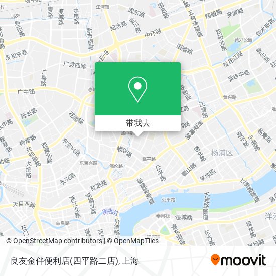 良友金伴便利店(四平路二店)地图