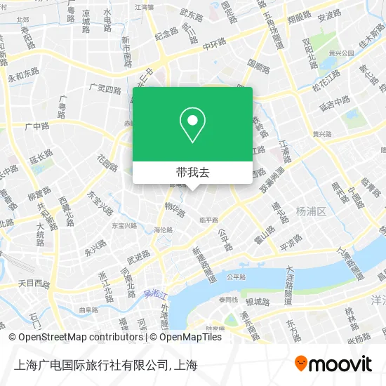 上海广电国际旅行社有限公司地图