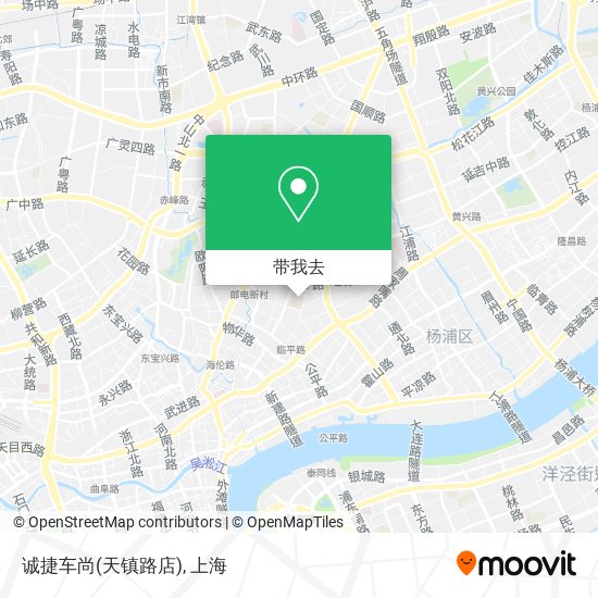 诚捷车尚(天镇路店)地图