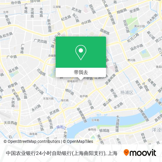 中国农业银行24小时自助银行(上海曲阳支行)地图