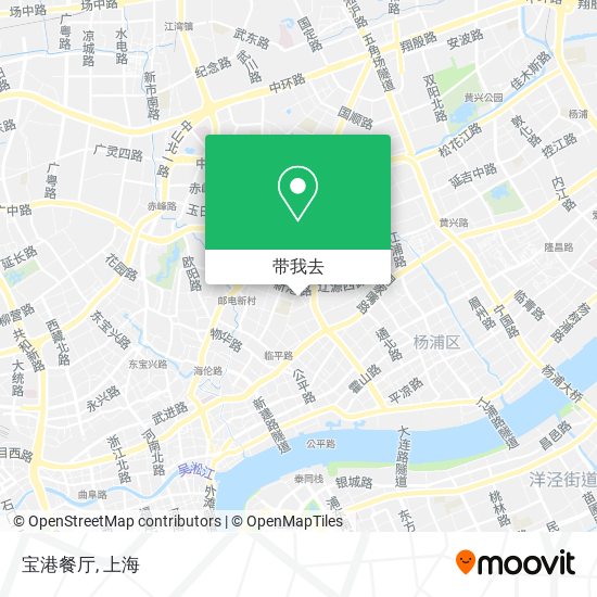 宝港餐厅地图