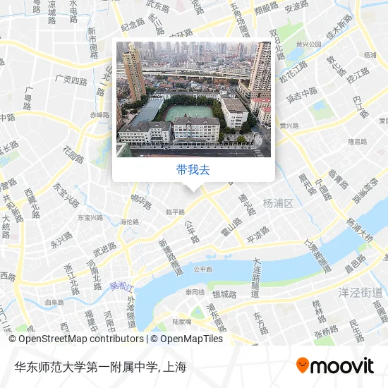 华东师范大学第一附属中学地图