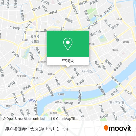 沛欣瑜伽养生会所(海上海店)地图