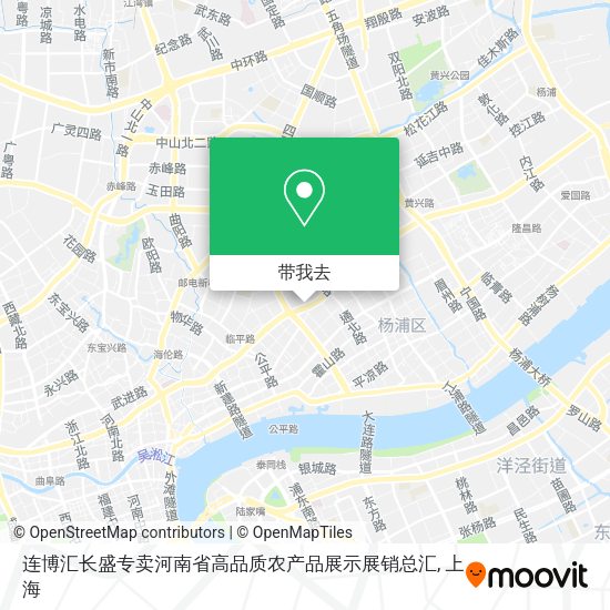 连博汇长盛专卖河南省高品质农产品展示展销总汇地图