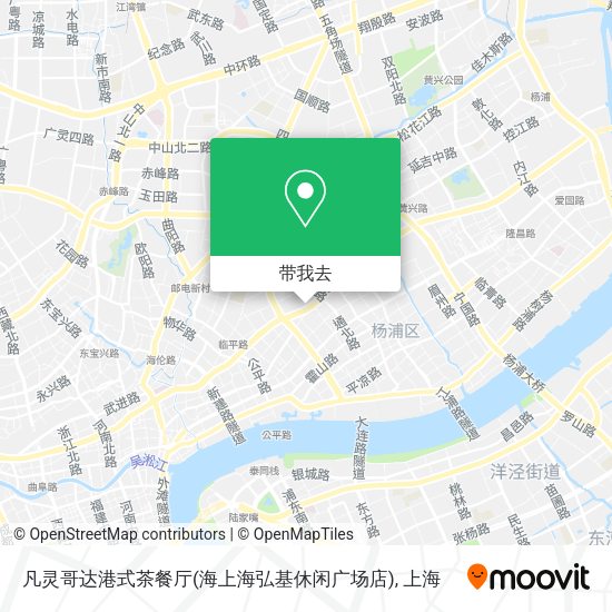 凡灵哥达港式茶餐厅(海上海弘基休闲广场店)地图