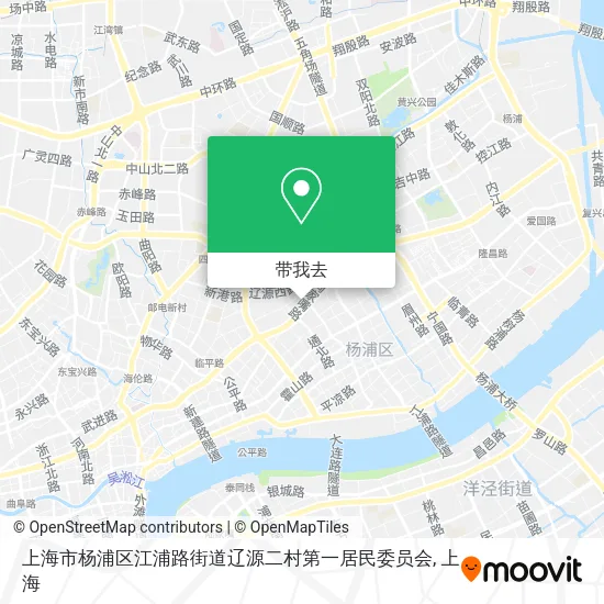 上海市杨浦区江浦路街道辽源二村第一居民委员会地图
