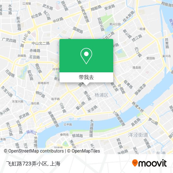 飞虹路723弄小区地图