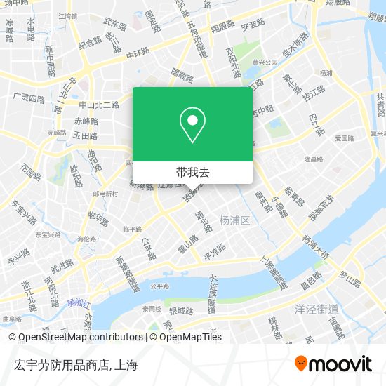 宏宇劳防用品商店地图