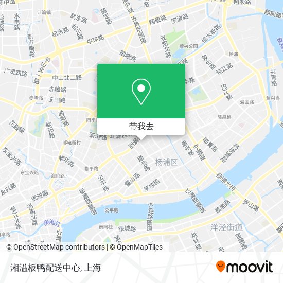 湘溢板鸭配送中心地图