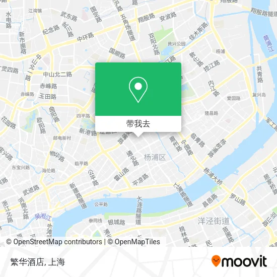繁华酒店地图