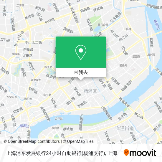 上海浦东发展银行24小时自助银行(杨浦支行)地图