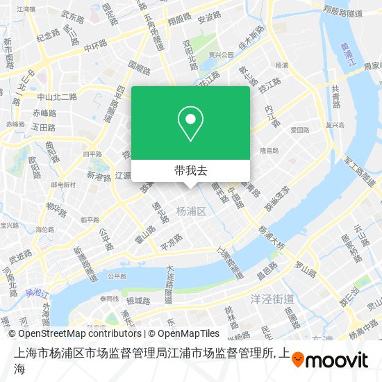 上海市杨浦区市场监督管理局江浦市场监督管理所地图