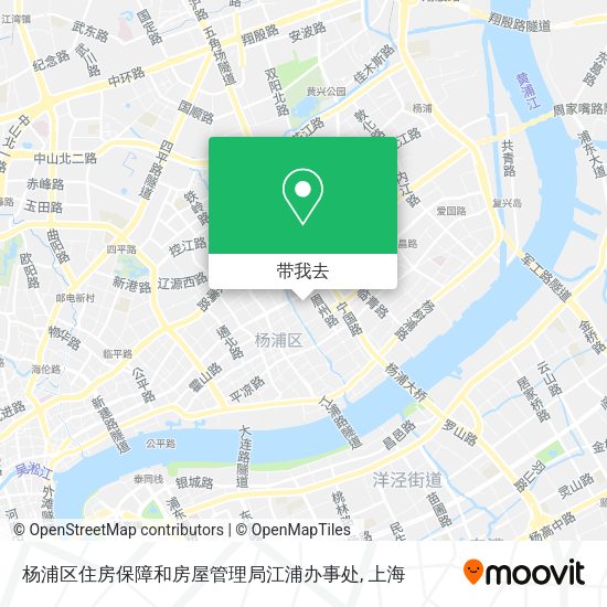 杨浦区住房保障和房屋管理局江浦办事处地图