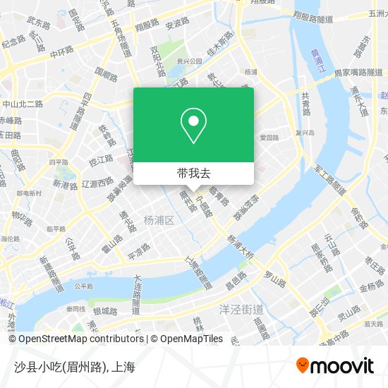 沙县小吃(眉州路)地图