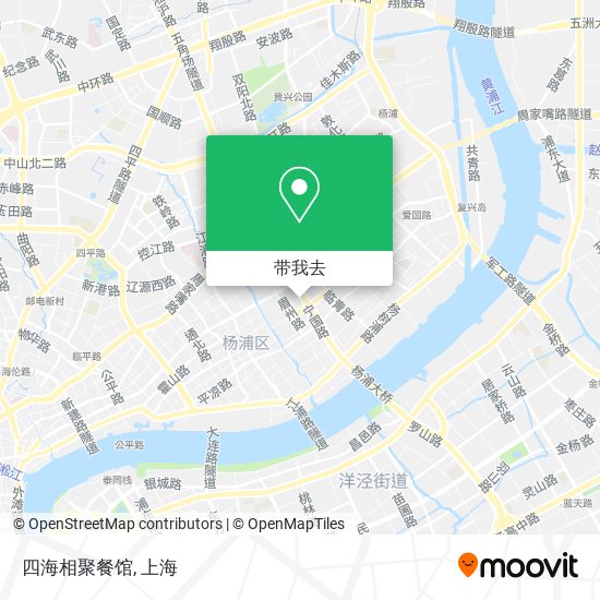 四海相聚餐馆地图