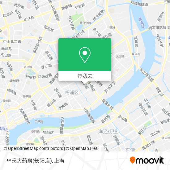 华氏大药房(长阳店)地图