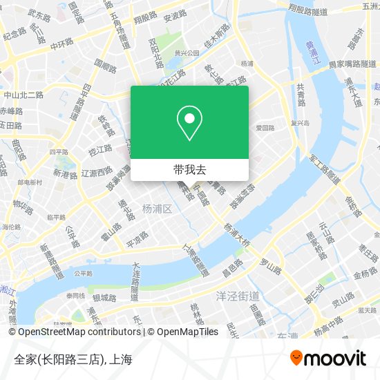 全家(长阳路三店)地图