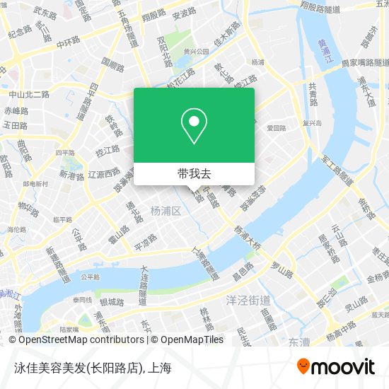 泳佳美容美发(长阳路店)地图