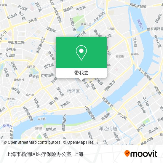 上海市杨浦区医疗保险办公室地图