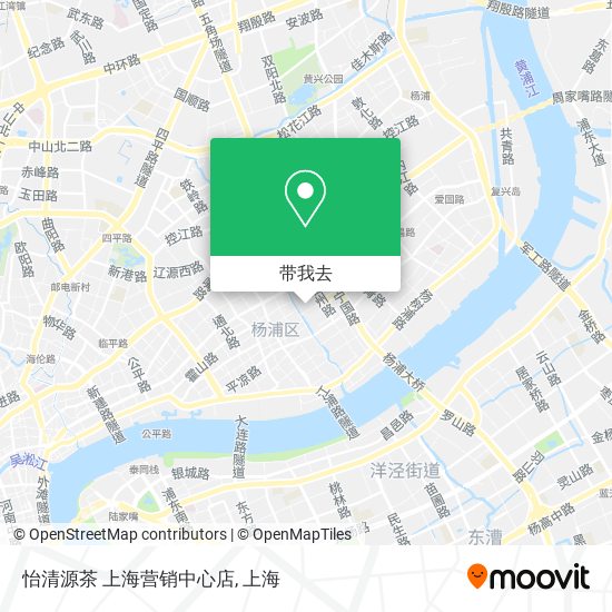 怡清源茶 上海营销中心店地图