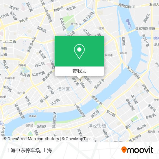 上海申东停车场地图