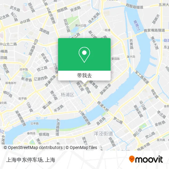 上海申东停车场地图
