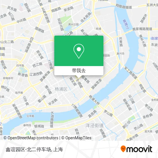 鑫谊园区-北二停车场地图