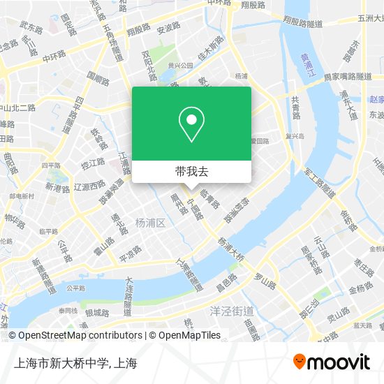 上海市新大桥中学地图