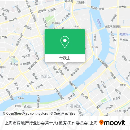上海市房地产行业协会第十八(杨房)工作委员会地图