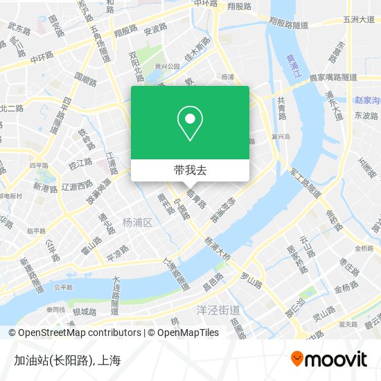 加油站(长阳路)地图