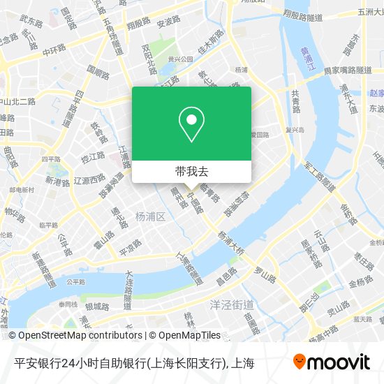 平安银行24小时自助银行(上海长阳支行)地图