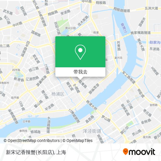 新宋记香辣蟹(长阳店)地图