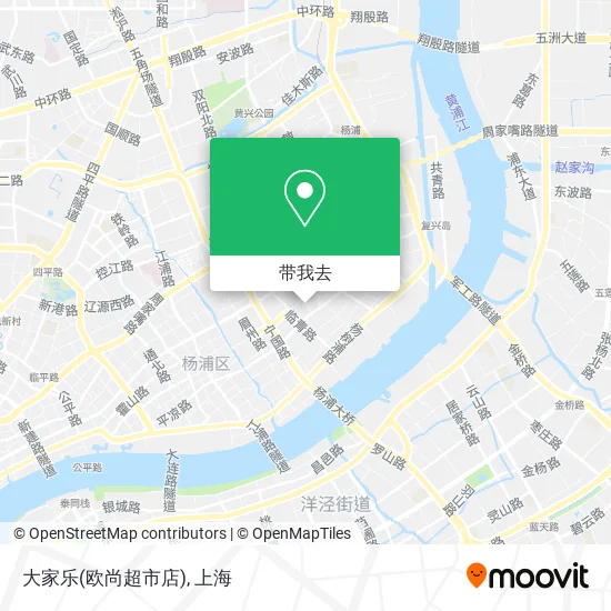 大家乐(欧尚超市店)地图
