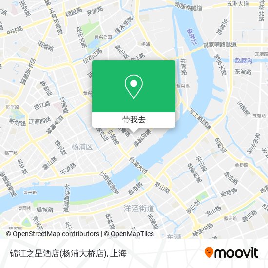 锦江之星酒店(杨浦大桥店)地图