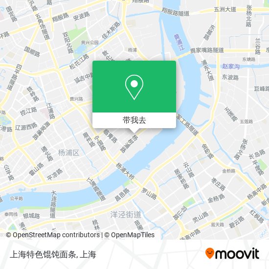 上海特色馄饨面条地图