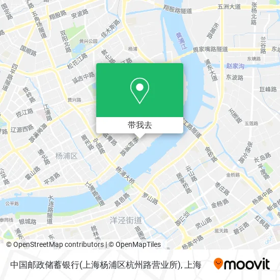 中国邮政储蓄银行(上海杨浦区杭州路营业所)地图