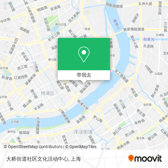 大桥街道社区文化活动中心地图
