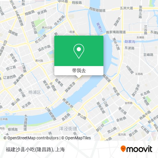 福建沙县小吃(隆昌路)地图