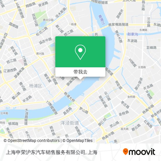 上海申荣沪东汽车销售服务有限公司地图
