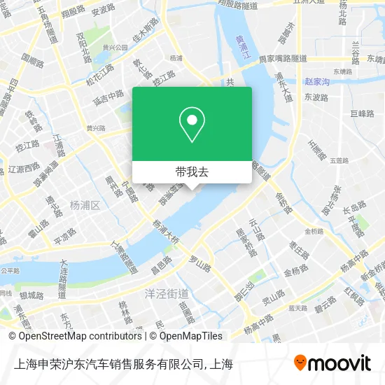 上海申荣沪东汽车销售服务有限公司地图