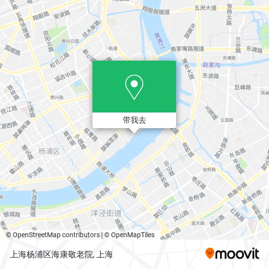 上海杨浦区海康敬老院地图