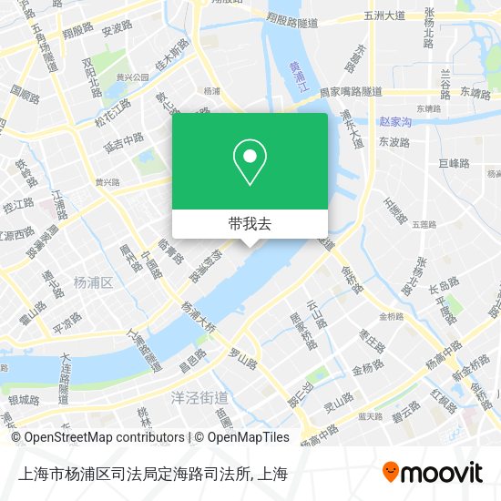 上海市杨浦区司法局定海路司法所地图
