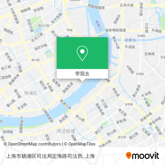 上海市杨浦区司法局定海路司法所地图