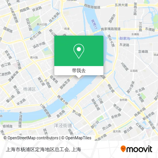 上海市杨浦区定海地区总工会地图