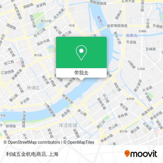 利城五金机电商店地图