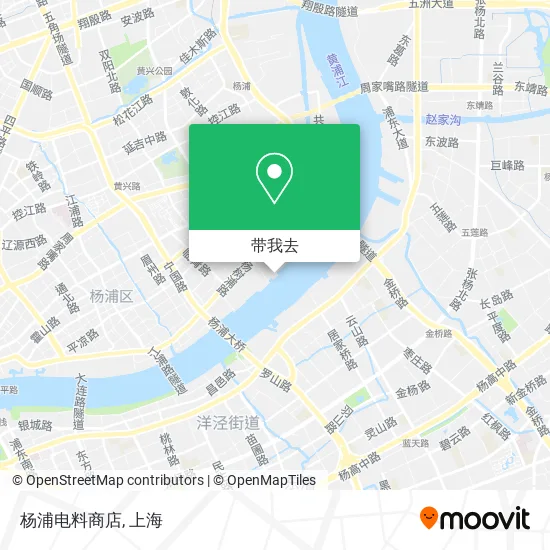 杨浦电料商店地图